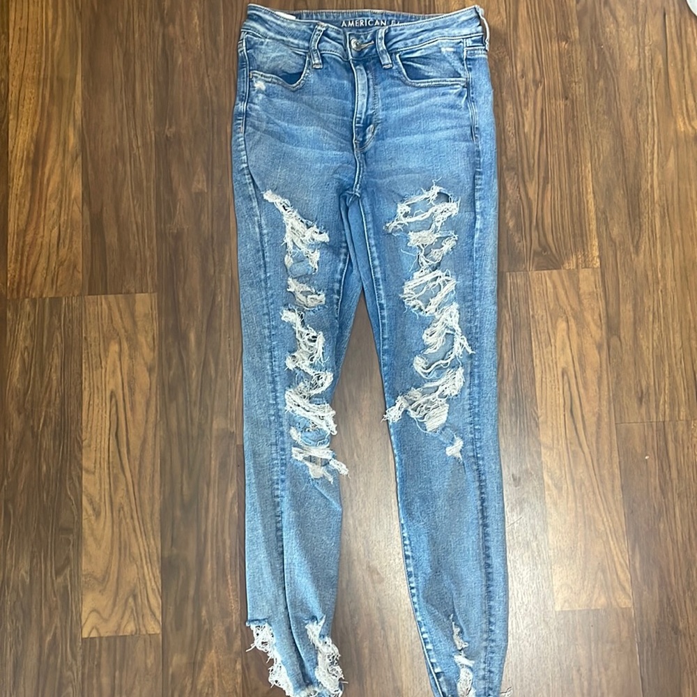 American eagle skinny jeans size 8